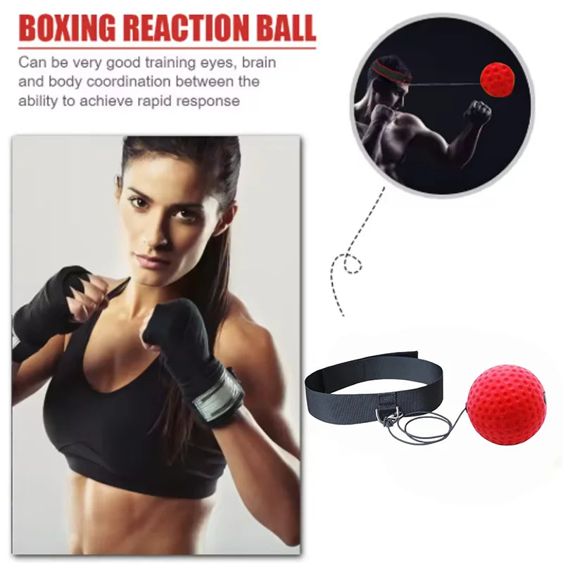 Unleash Your Inner Champion with the Boxing Training Ball - Perfect for Kids and Parents to Enhance Reflexes and Coordination!